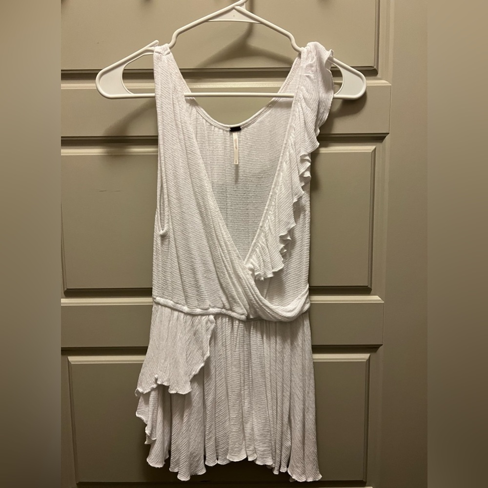 Asymmetrical Ruffle Top